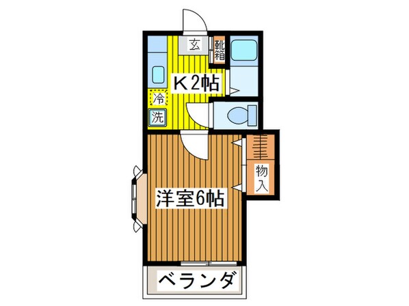 リヴェ－ル仙川の物件間取画像